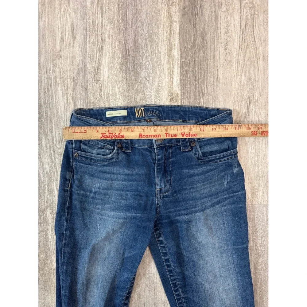 Kut from the Kloth Sammie Straight Leg Jeans Women Size‎ 4 Medium Wash